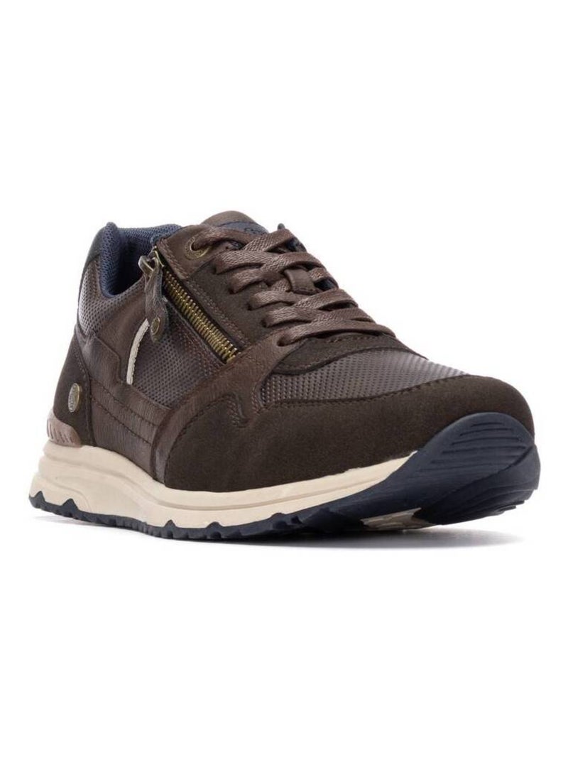 Deportivas Casual Hombre Suela Plana - Modelo 172900 Marrón - Kiabi