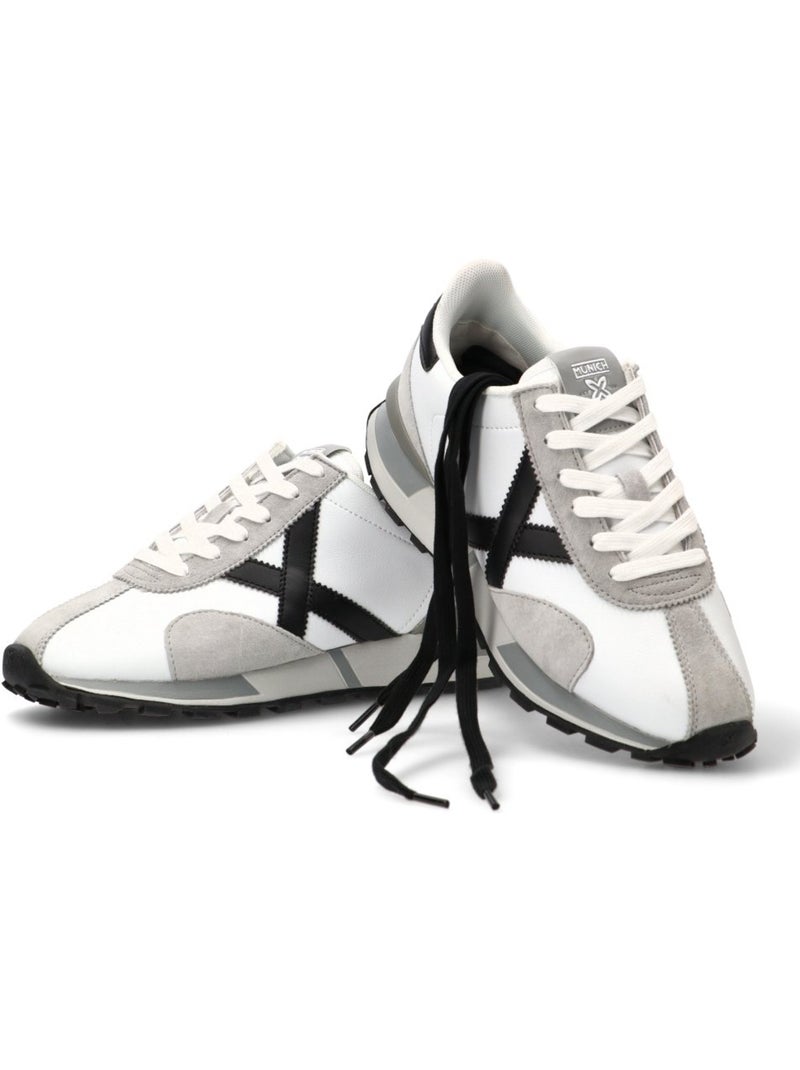 Deportivas Casual Hombre Suela Plana - Munich Blanco - Kiabi