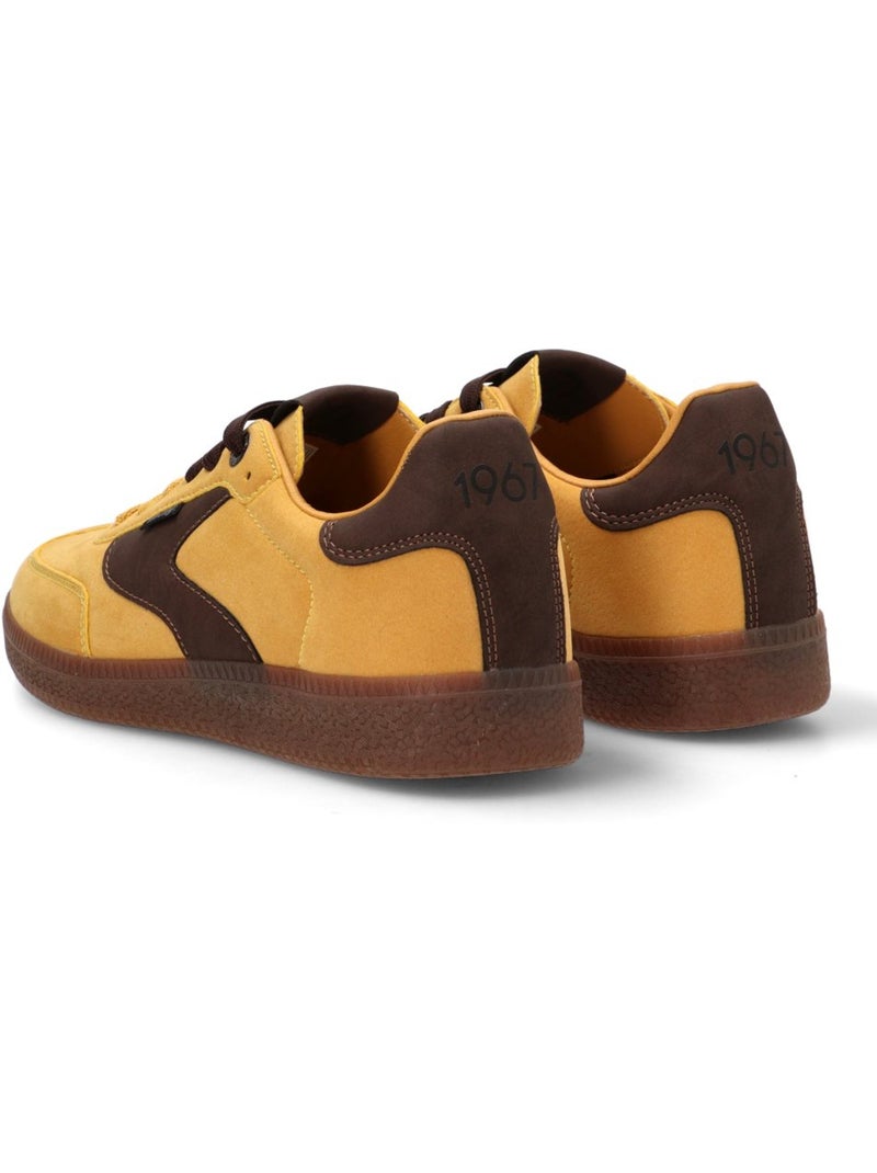 Deportivas Casual Hombre Suela Plana - Mustang Amarillo - Kiabi