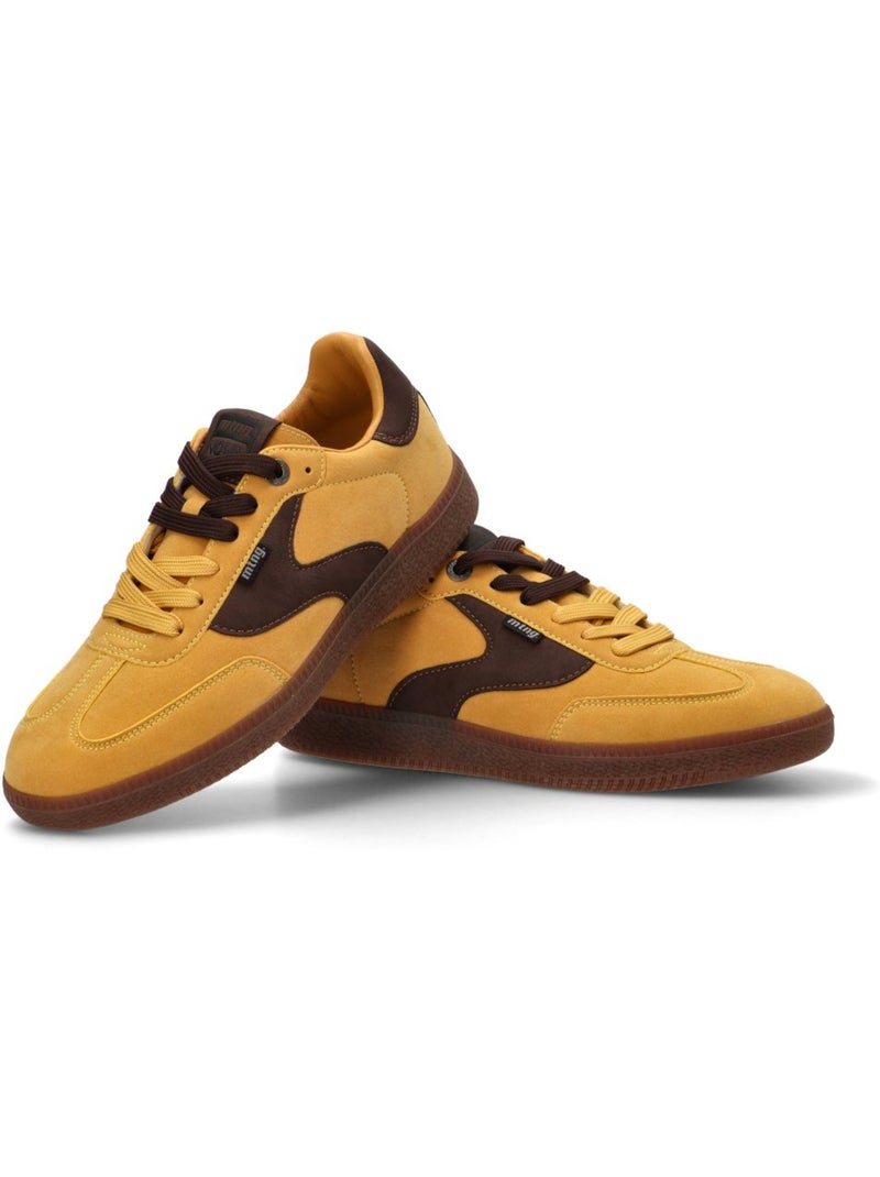 Deportivas Casual Hombre Suela Plana - Mustang Amarillo - Kiabi