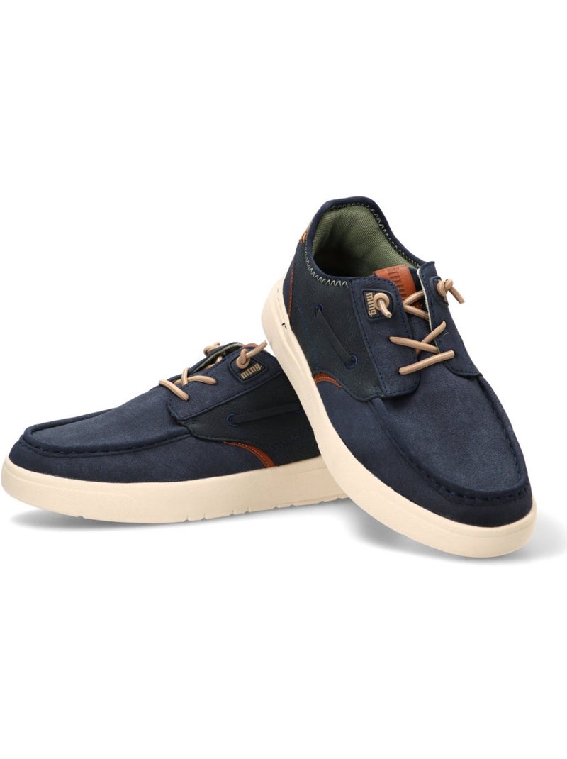 Deportivas casual hombre suela plana - mustang Azul marino - Kiabi