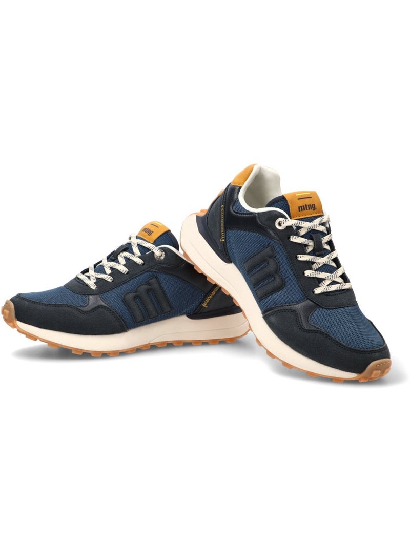 Deportivas Casual Hombre Suela Plana - Mustang Azul marino - Kiabi