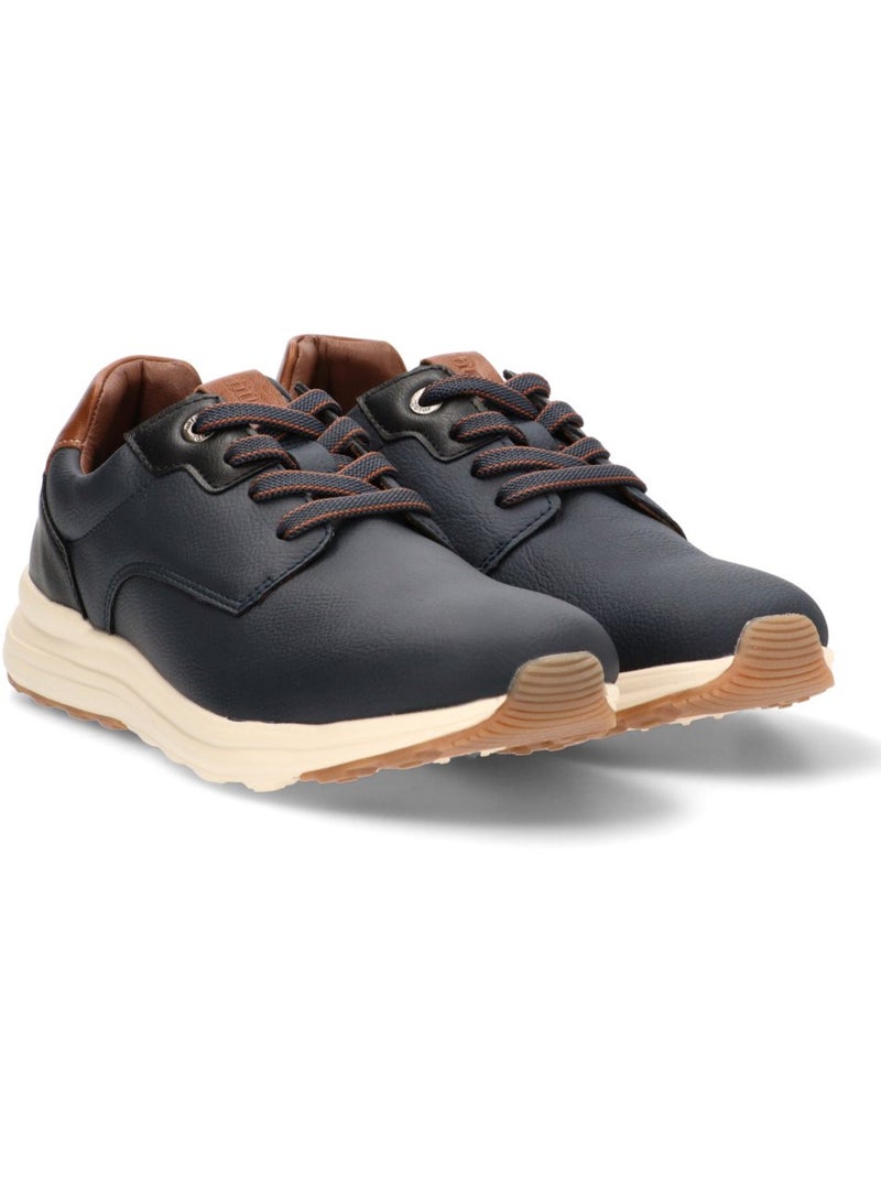Deportivas Casual Hombre Suela Plana - Mustang Azul marino - Kiabi