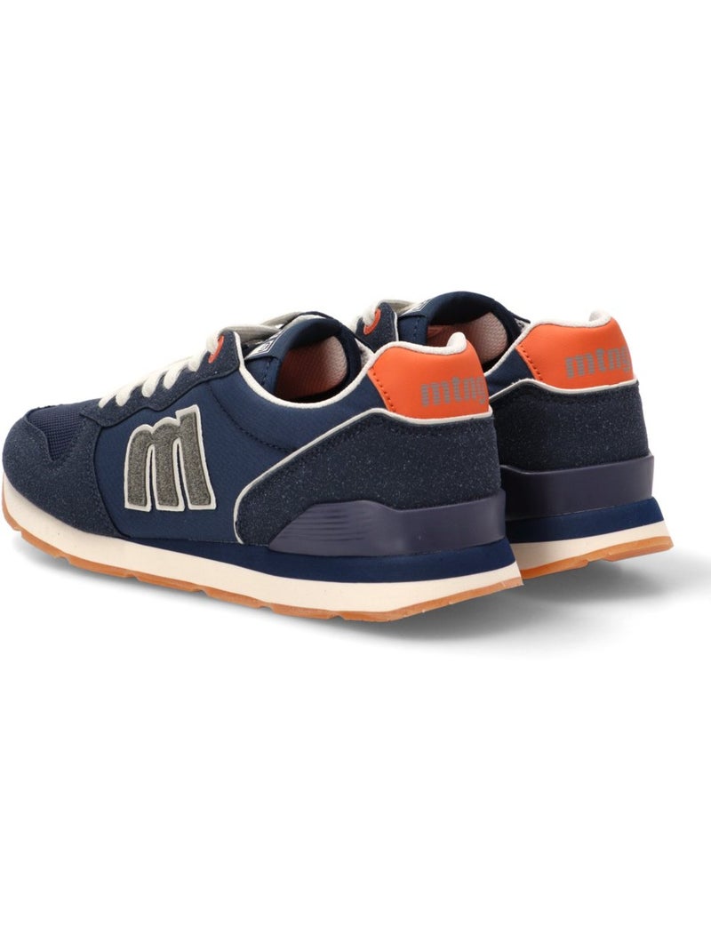 Deportivas Casual Hombre Suela Plana - Mustang Azul marino - Kiabi