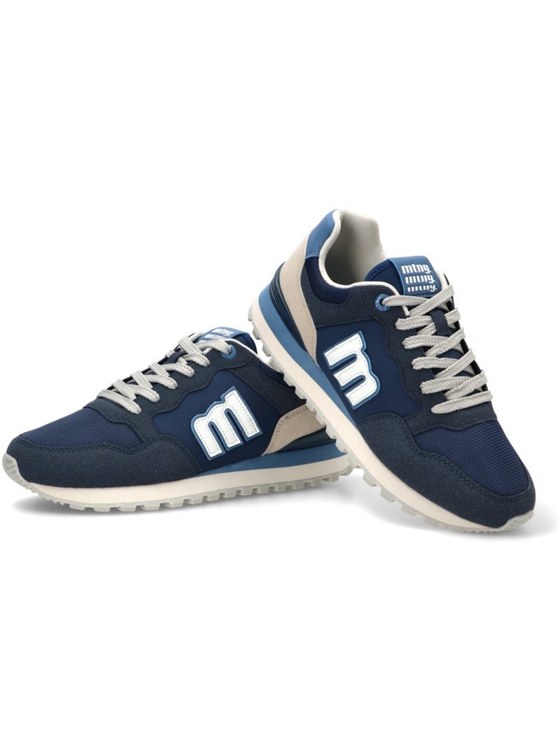 Deportivas Casual Hombre Suela Plana - Mustang Azul marino - Kiabi