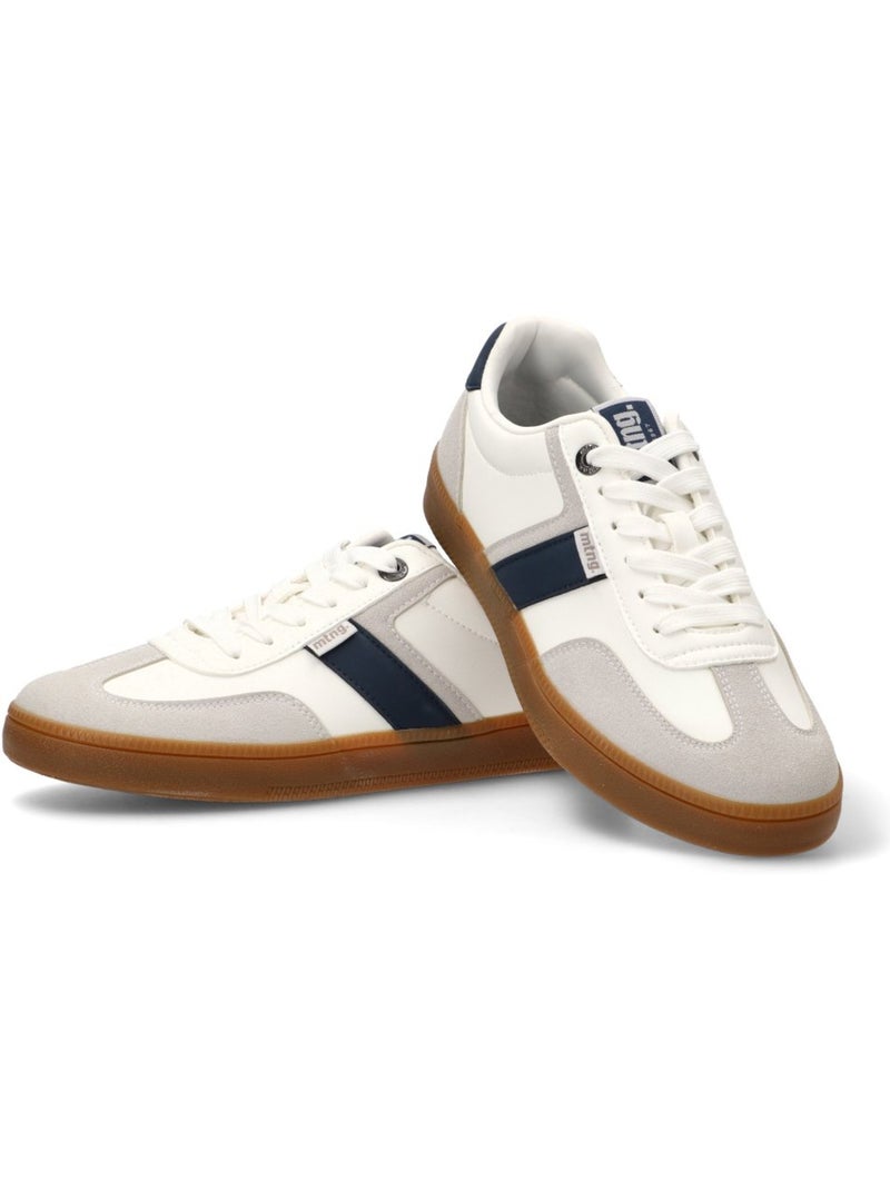 Deportivas Casual Hombre Suela Plana - Mustang Blanco - Kiabi