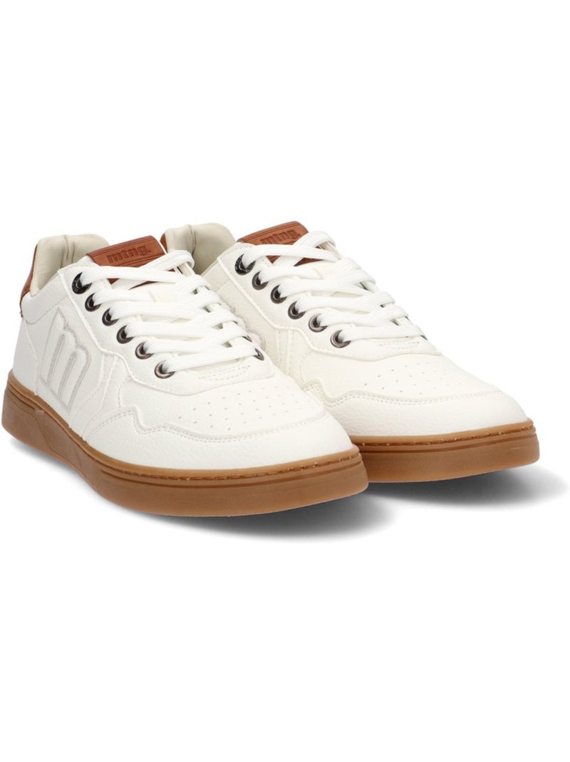 Deportivas Casual Hombre Suela Plana - Mustang Blanco - Kiabi