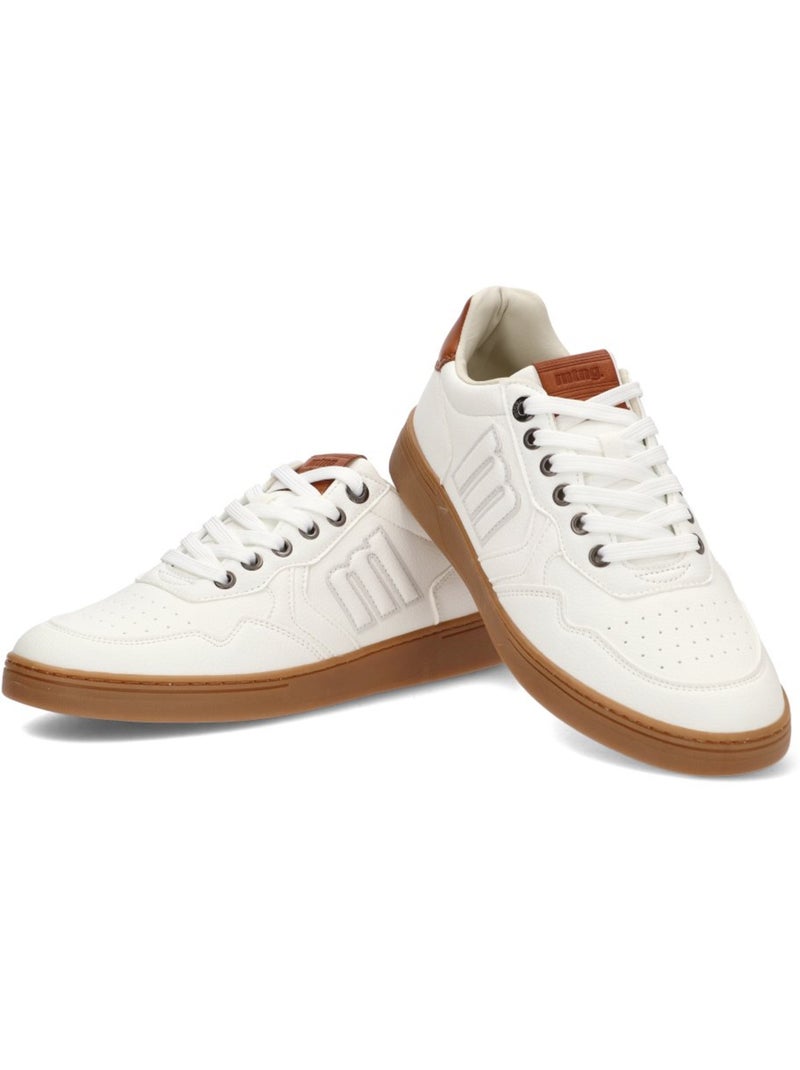 Deportivas Casual Hombre Suela Plana - Mustang Blanco - Kiabi