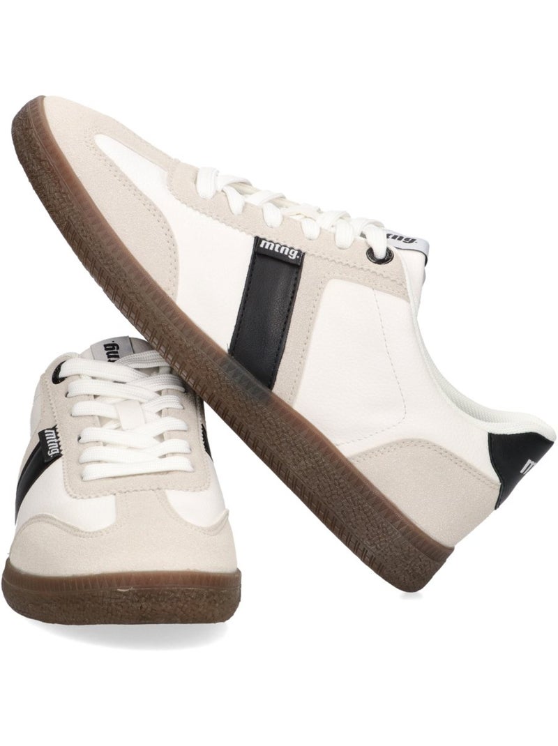 Deportivas casual hombre suela plana - mustang Blanco - Kiabi