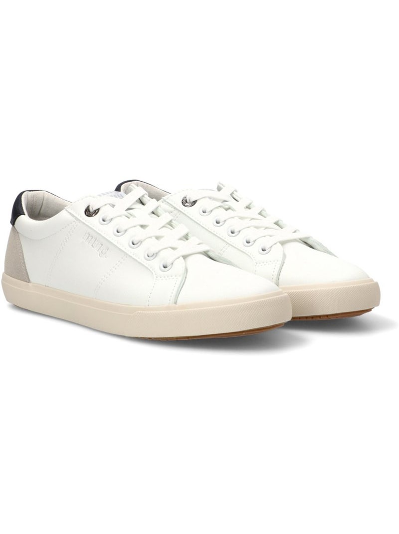 Deportivas Casual Hombre Suela Plana - Mustang Blanco - Kiabi