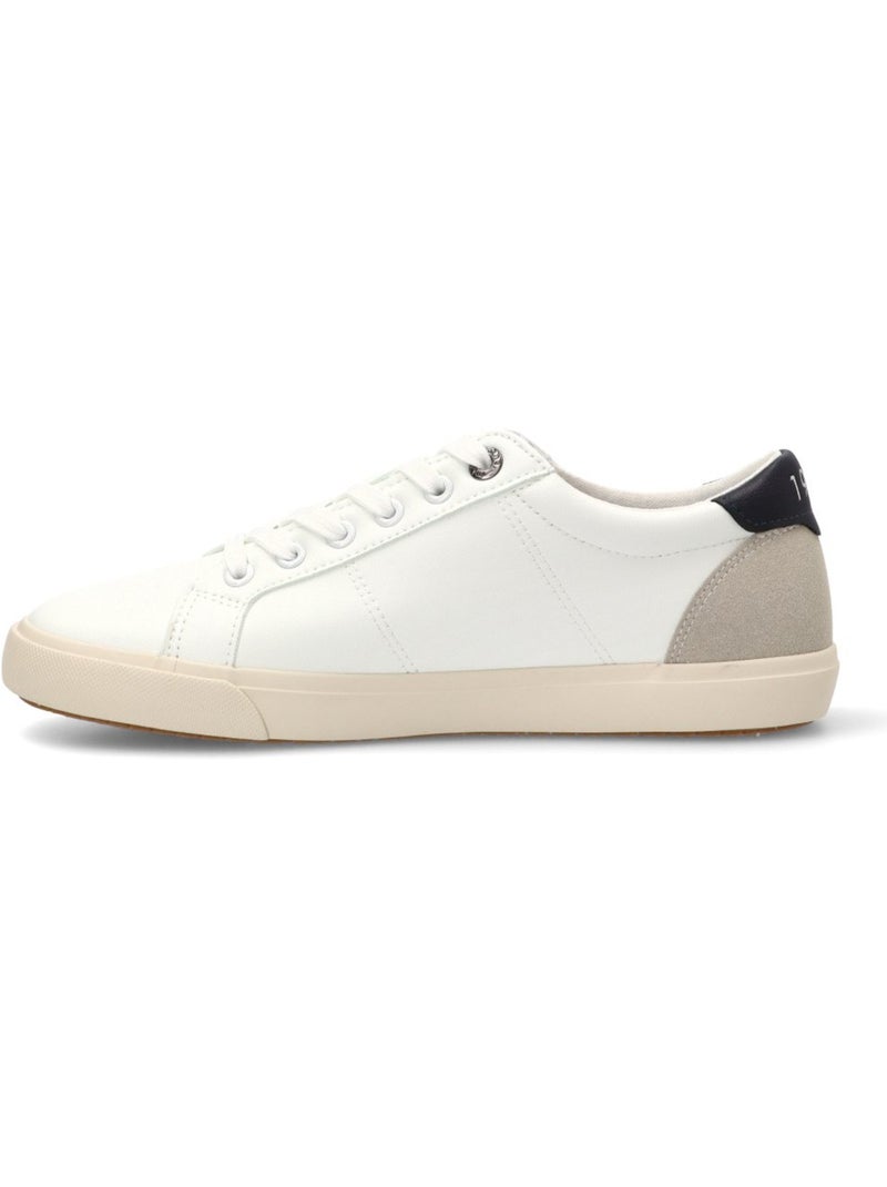 Deportivas Casual Hombre Suela Plana - Mustang Blanco - Kiabi