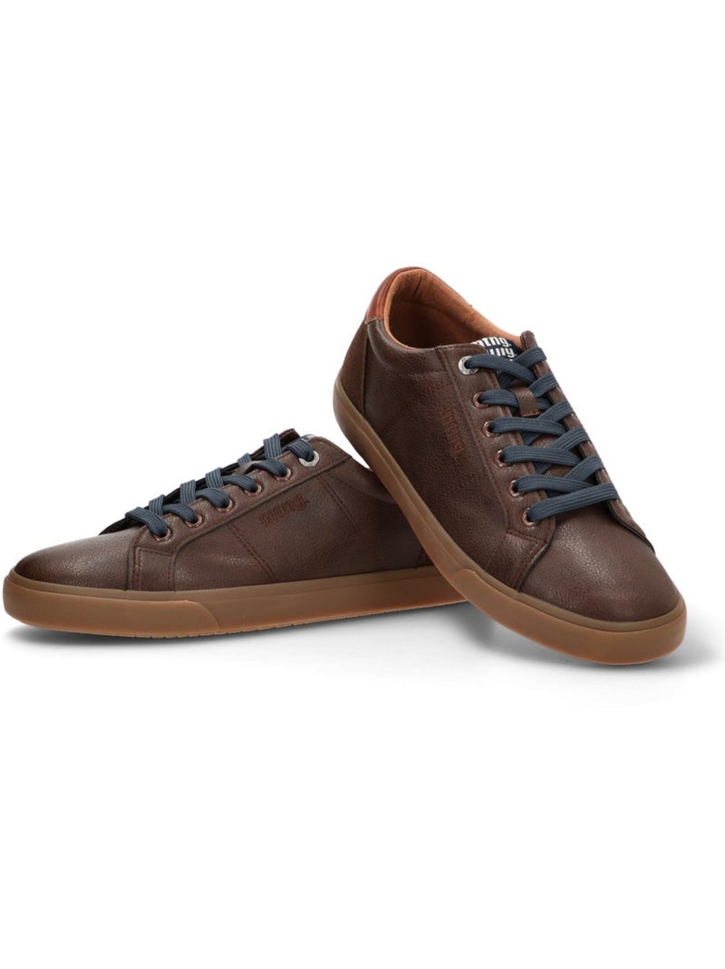 Deportivas Casual Hombre Suela Plana - Mustang Marrón - Kiabi