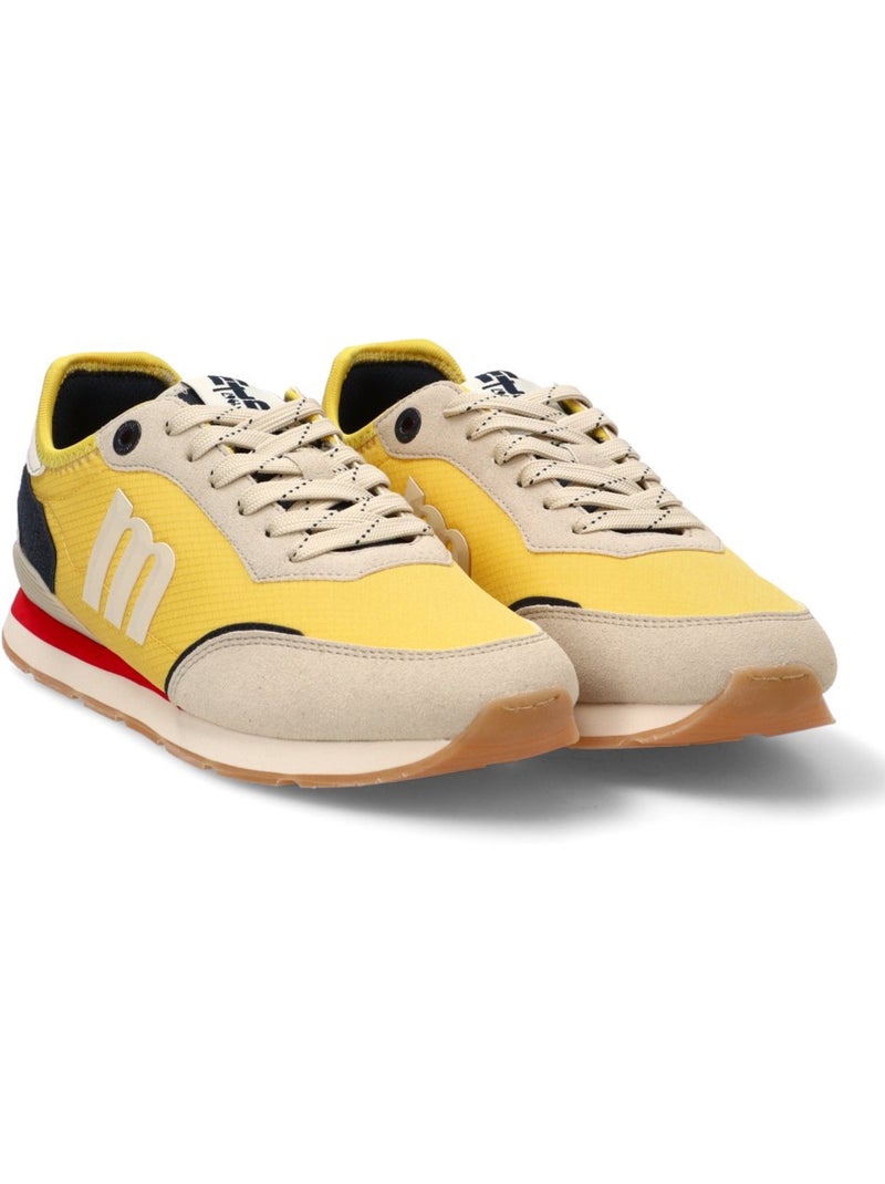 Deportivas Casual Hombre Suela Plana - Mustang Mostaza - Kiabi