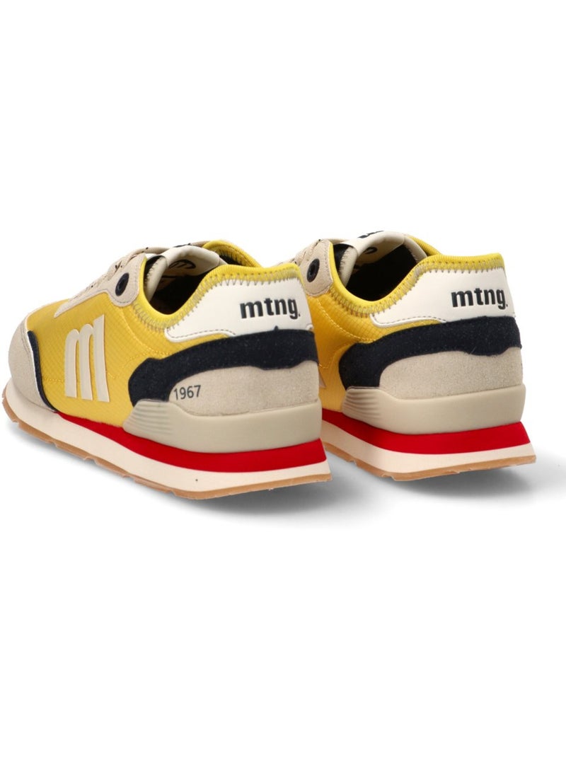 Deportivas Casual Hombre Suela Plana - Mustang Mostaza - Kiabi