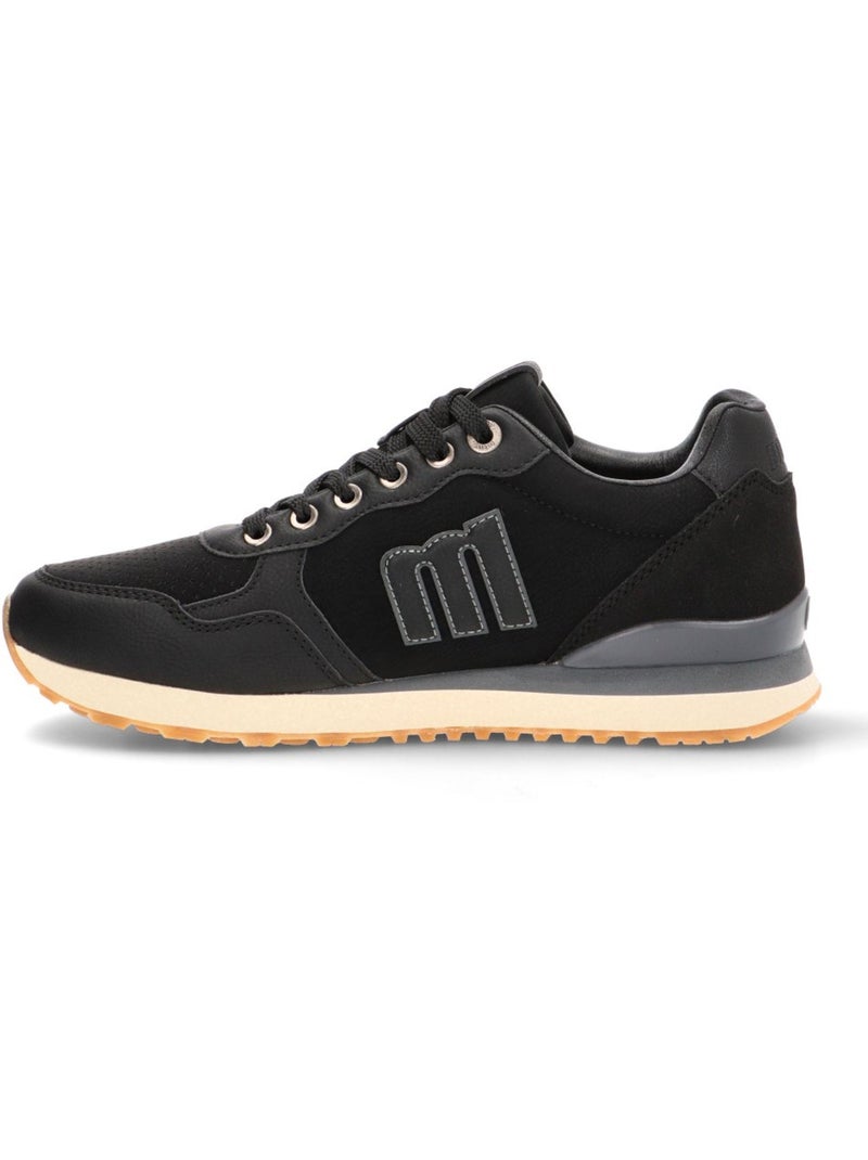 Deportivas Casual Hombre Suela Plana - Mustang Negro - Kiabi