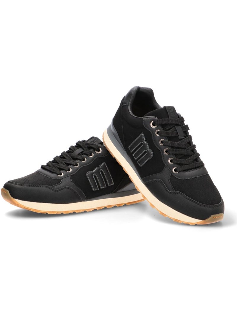 Deportivas Casual Hombre Suela Plana - Mustang Negro - Kiabi