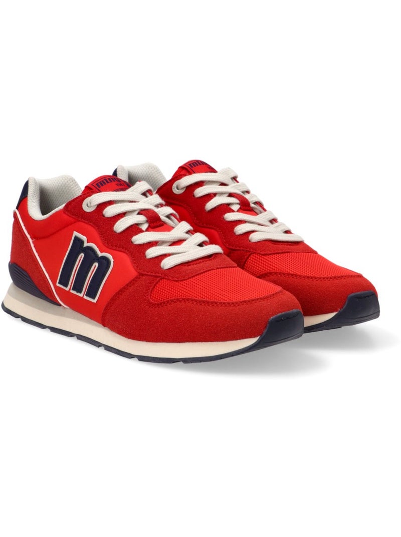 Deportivas Casual Hombre Suela Plana - Mustang Rojo - Kiabi