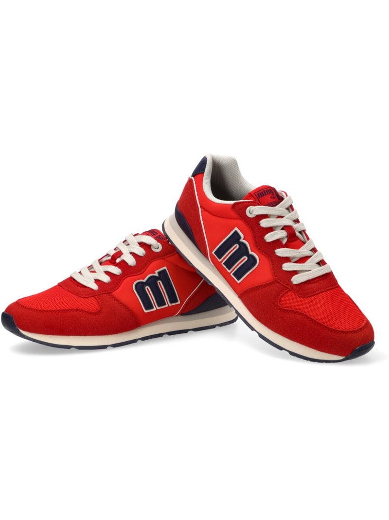 Deportivas Casual Hombre Suela Plana - Mustang Rojo - Kiabi