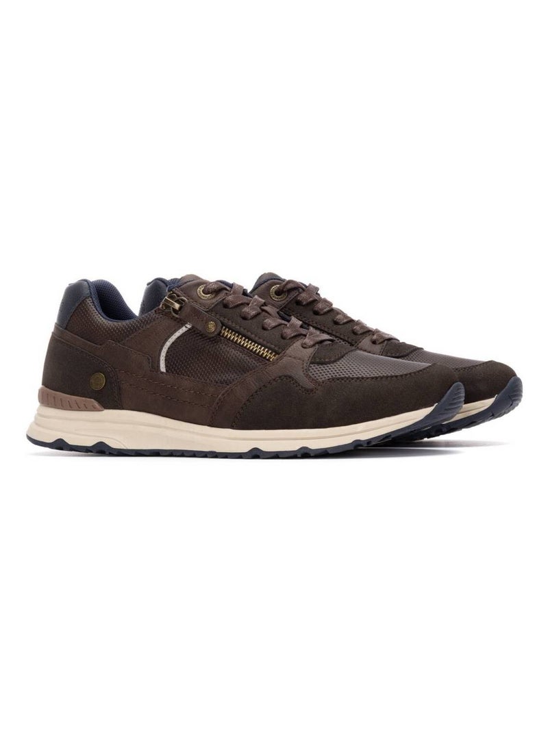 Deportivas Casual Hombre Suela Plana - Refresh Marrón - Kiabi