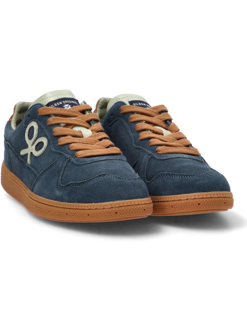Deportivas Casual Hombre Suela Plana - Silbon Azul - Kiabi