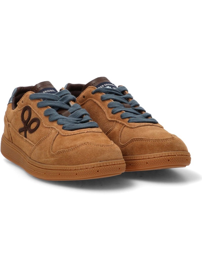Deportivas Casual Hombre Suela Plana - Silbon Camel - Kiabi