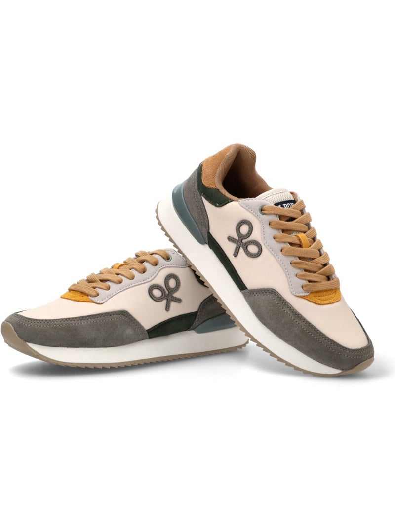Deportivas Casual Hombre Suela Plana - Silbon Gris - Kiabi