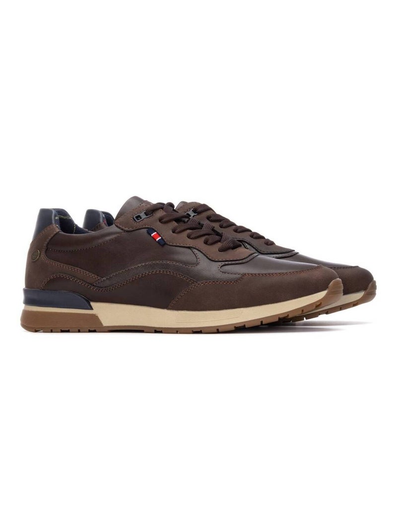 Deportivas Casual Hombre Suela Plana - Xti Marrón - Kiabi