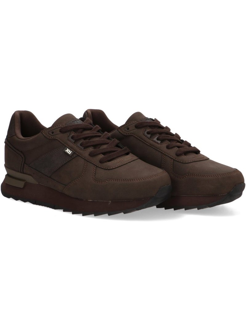 Deportivas casual hombre suela plana - xti Marrón - Kiabi