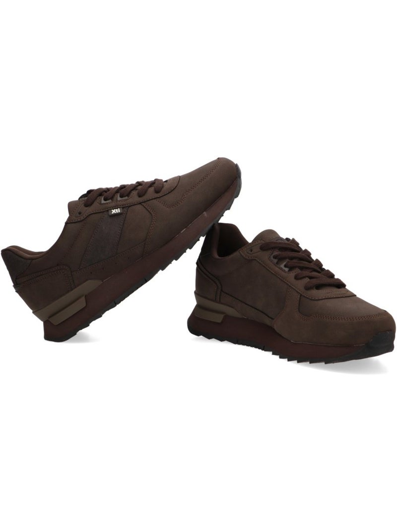 Deportivas casual hombre suela plana - xti Marrón - Kiabi