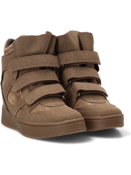 Deportivas casual mujer cuña alta - isteria - Kiabi