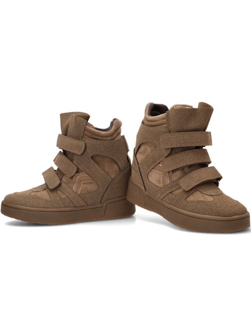 Deportivas casual mujer cuña alta - isteria - Kiabi