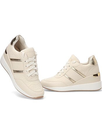 Deportivas casual mujer cuña media - etika