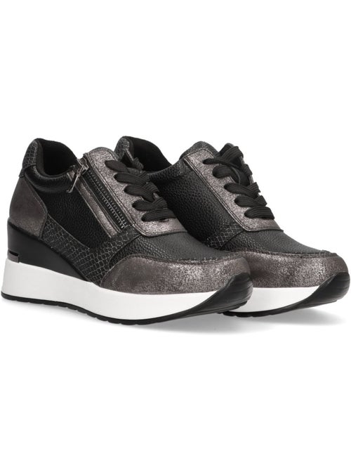 Deportivas Casual Mujer Cuña Media - Etika - Kiabi Deportivas Casual Mujer Cuña Media - Etika - Kiabi