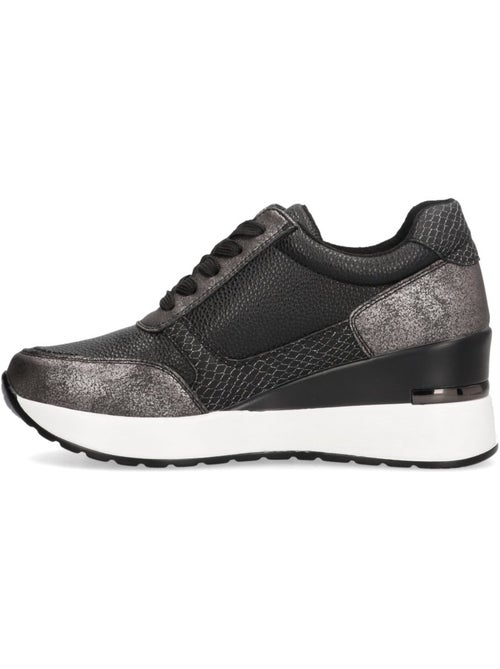 Deportivas Casual Mujer Cuña Media - Etika - Kiabi Deportivas Casual Mujer Cuña Media - Etika - Kiabi