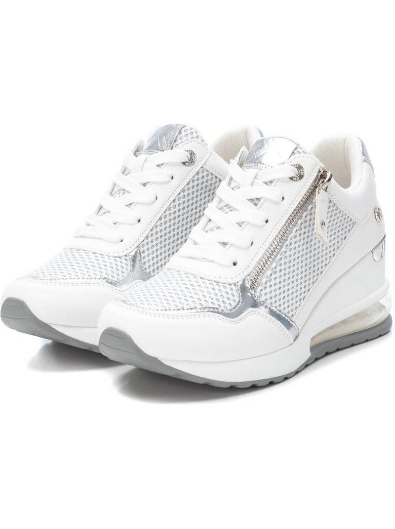 Deportivas Casual Mujer Cuña Media - Xti Blanco - Kiabi