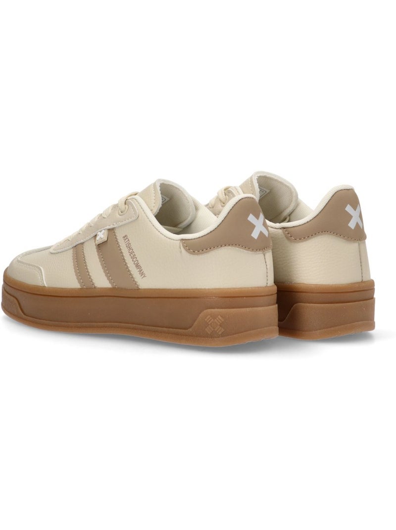 Deportivas Casual Mujer Suela Doble - Modelo 143645 Beige - Kiabi