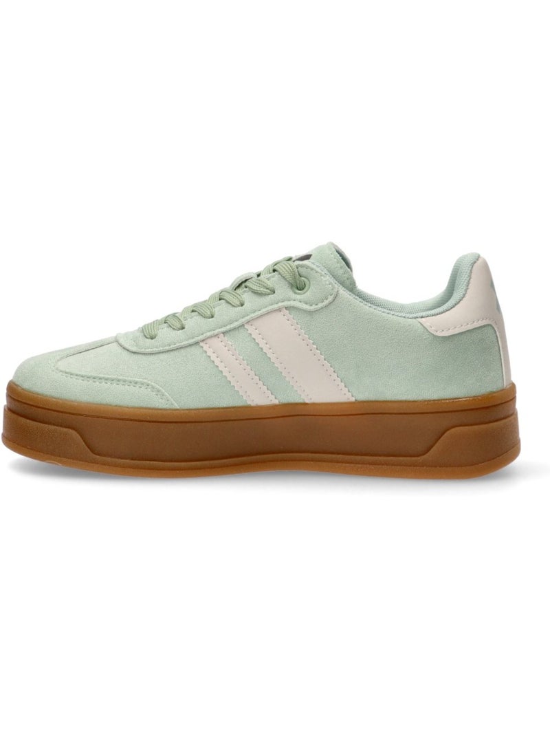 Deportivas casual mujer suela doble - xti Verde - Kiabi