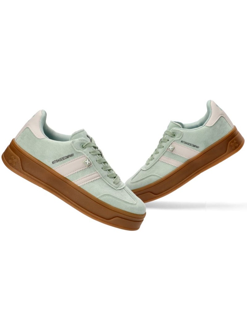 Deportivas casual mujer suela doble - xti Verde - Kiabi
