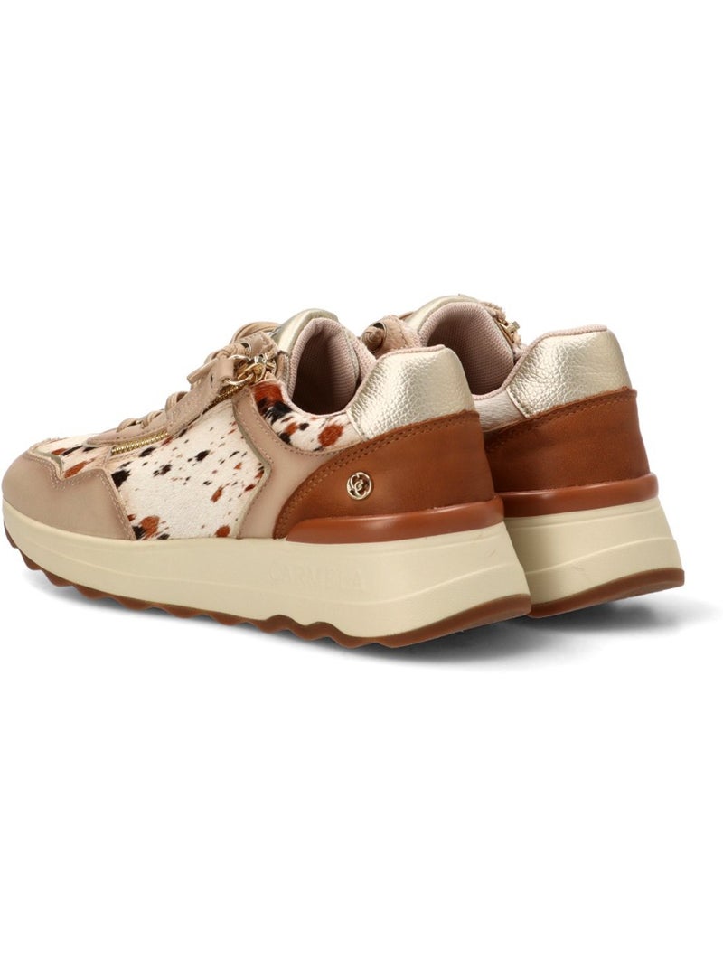 Deportivas casual mujer suela plana - carmela Beige - Kiabi