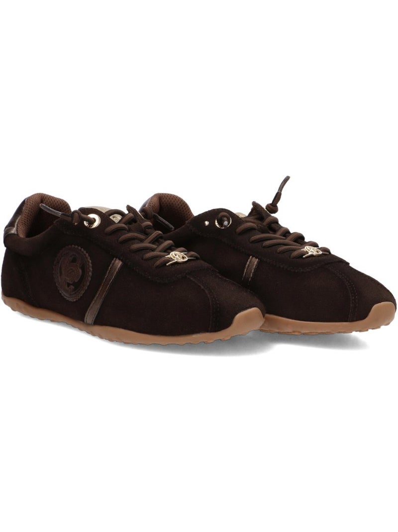 Deportivas casual mujer suela plana - carmela Marrón - Kiabi