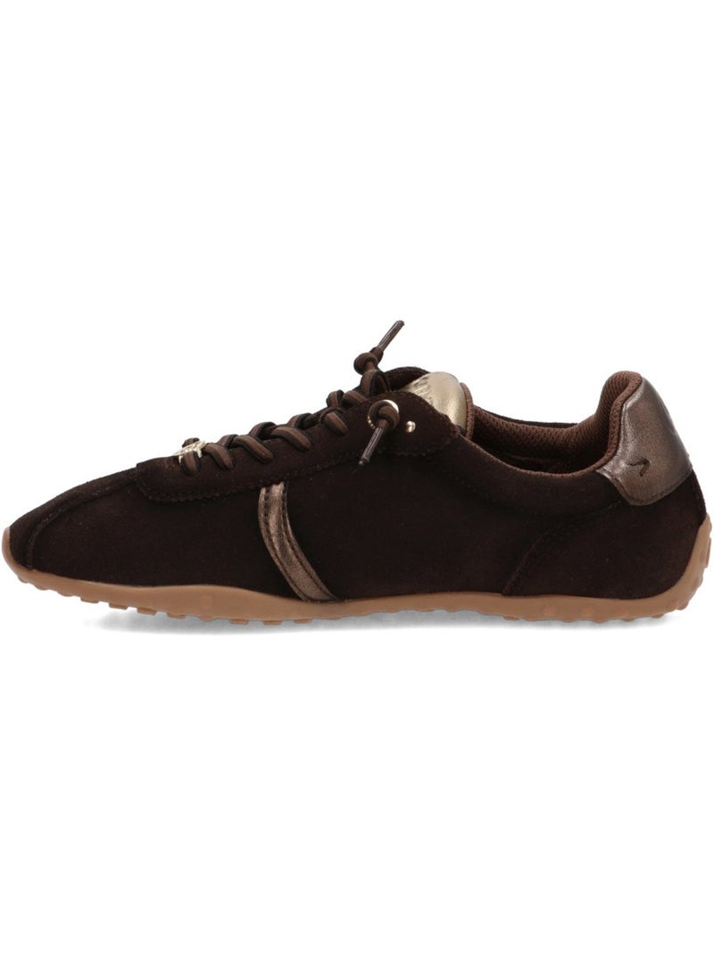 Deportivas casual mujer suela plana - carmela Marrón - Kiabi