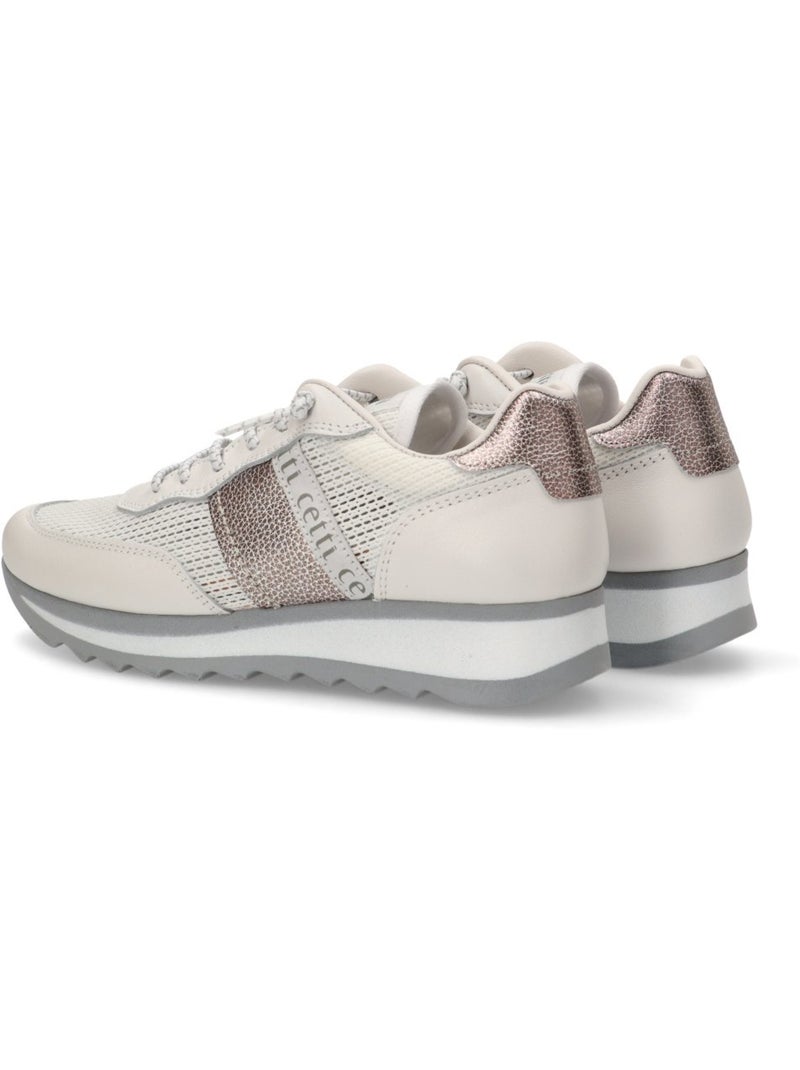 Deportivas casual mujer suela plana - cetti Blanco - Kiabi