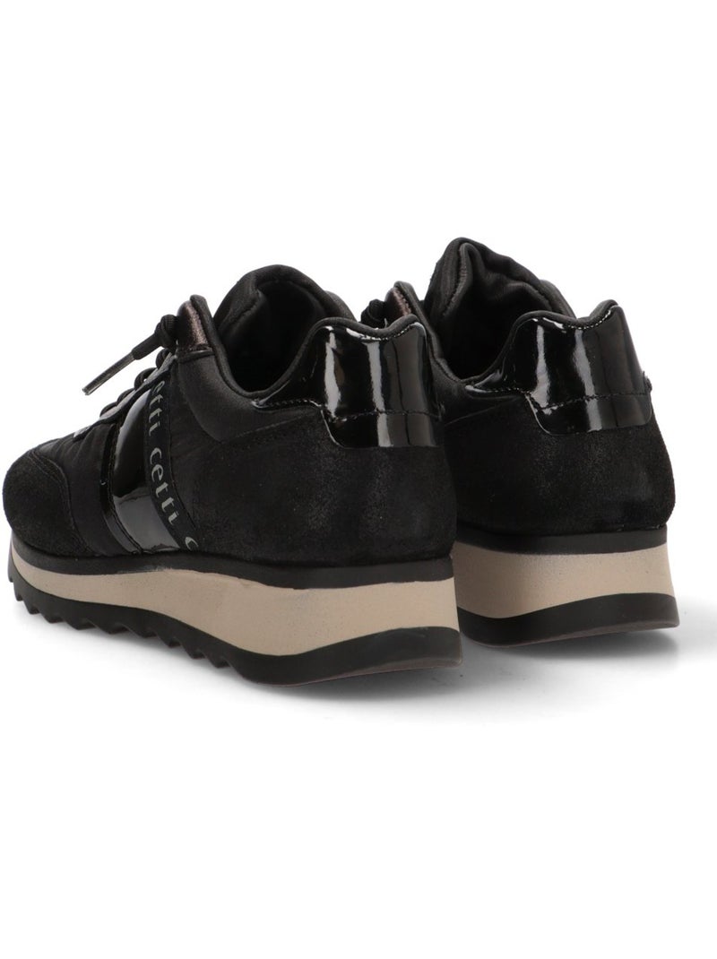 Deportivas Casual Mujer Suela Plana - Cetti Negro - Kiabi