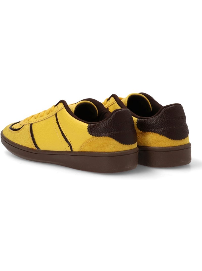 Deportivas Casual Mujer Suela Plana - Corina Amarillo - Kiabi