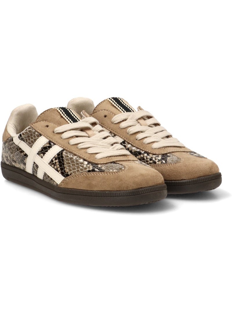 Deportivas casual mujer suela plana - corina Beige - Kiabi