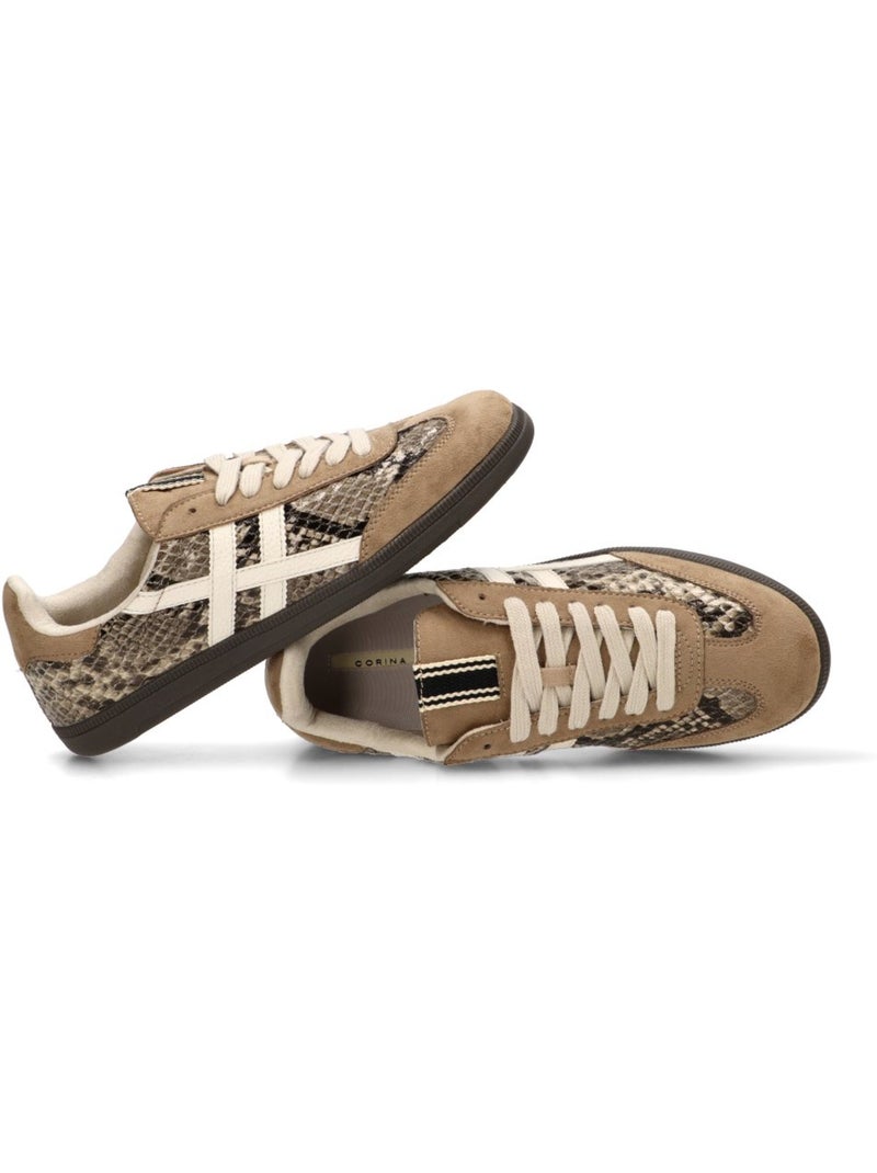 Deportivas casual mujer suela plana - corina Beige - Kiabi