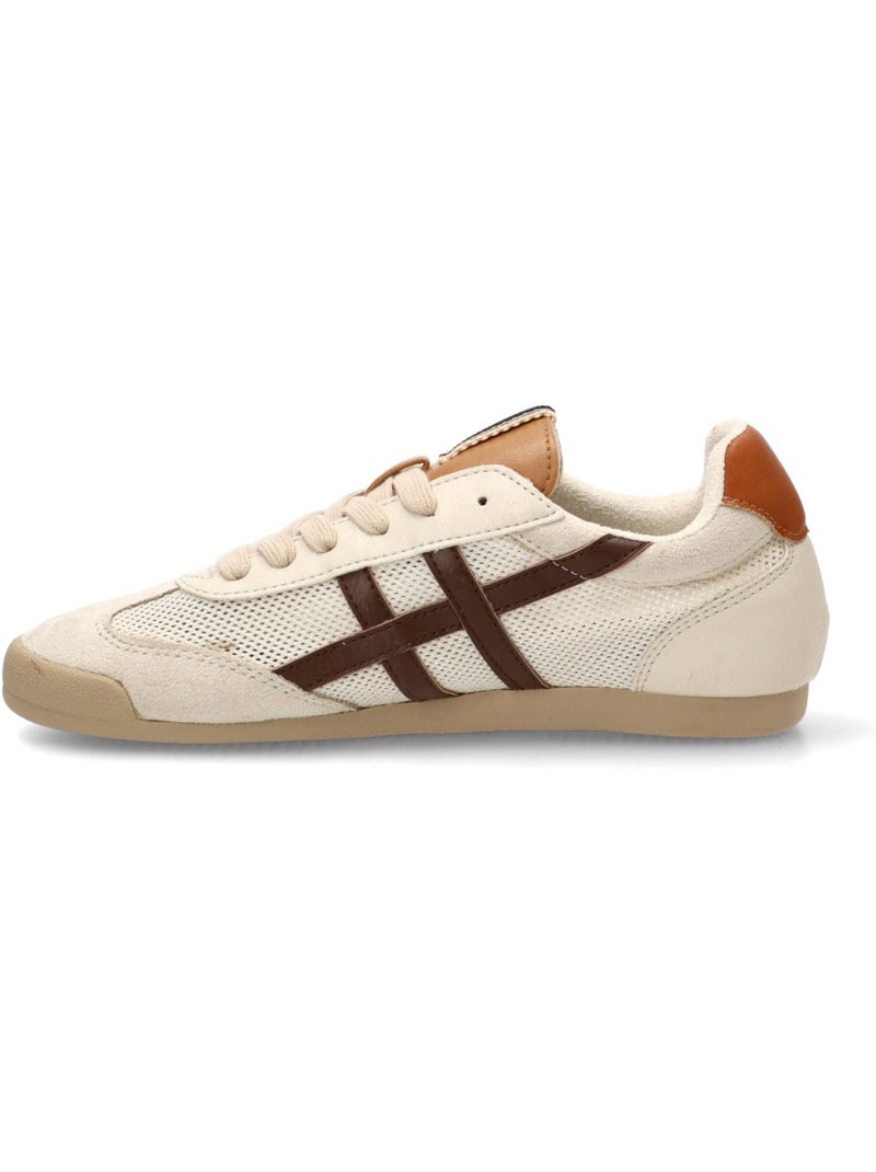 Deportivas Casual Mujer Suela Plana - Corina Beige - Kiabi