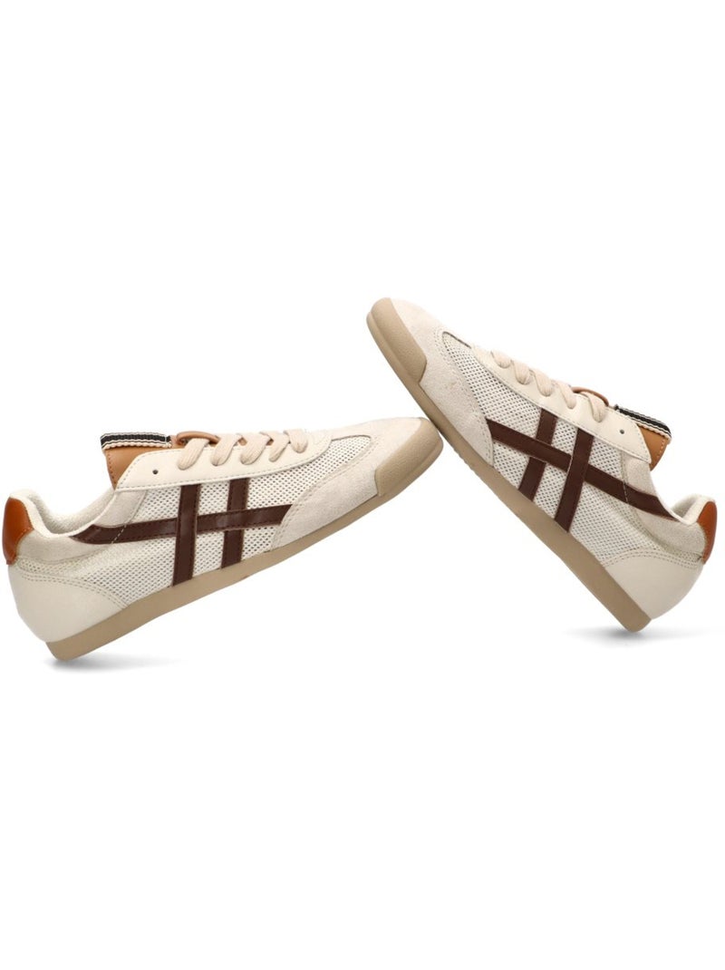 Deportivas Casual Mujer Suela Plana - Corina Beige - Kiabi