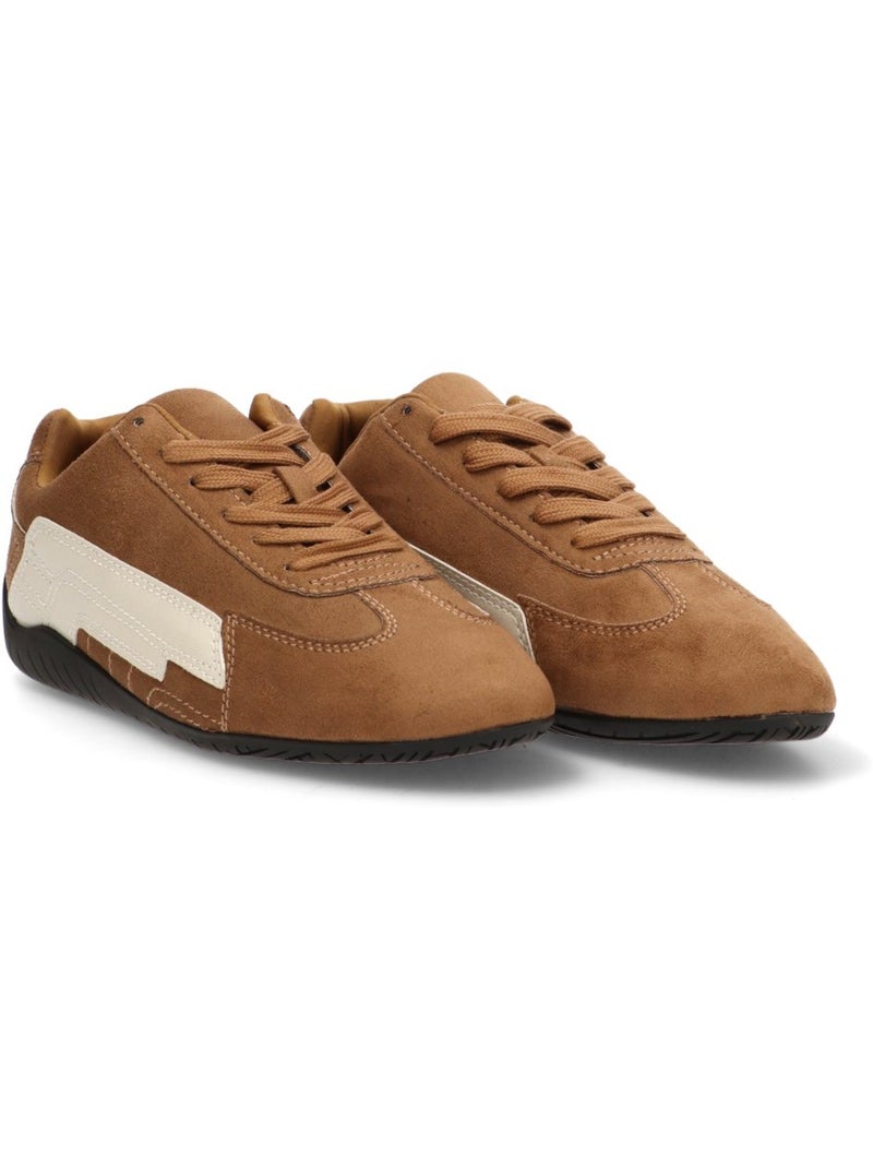 Deportivas Casual Mujer Suela Plana - Corina Camel - Kiabi