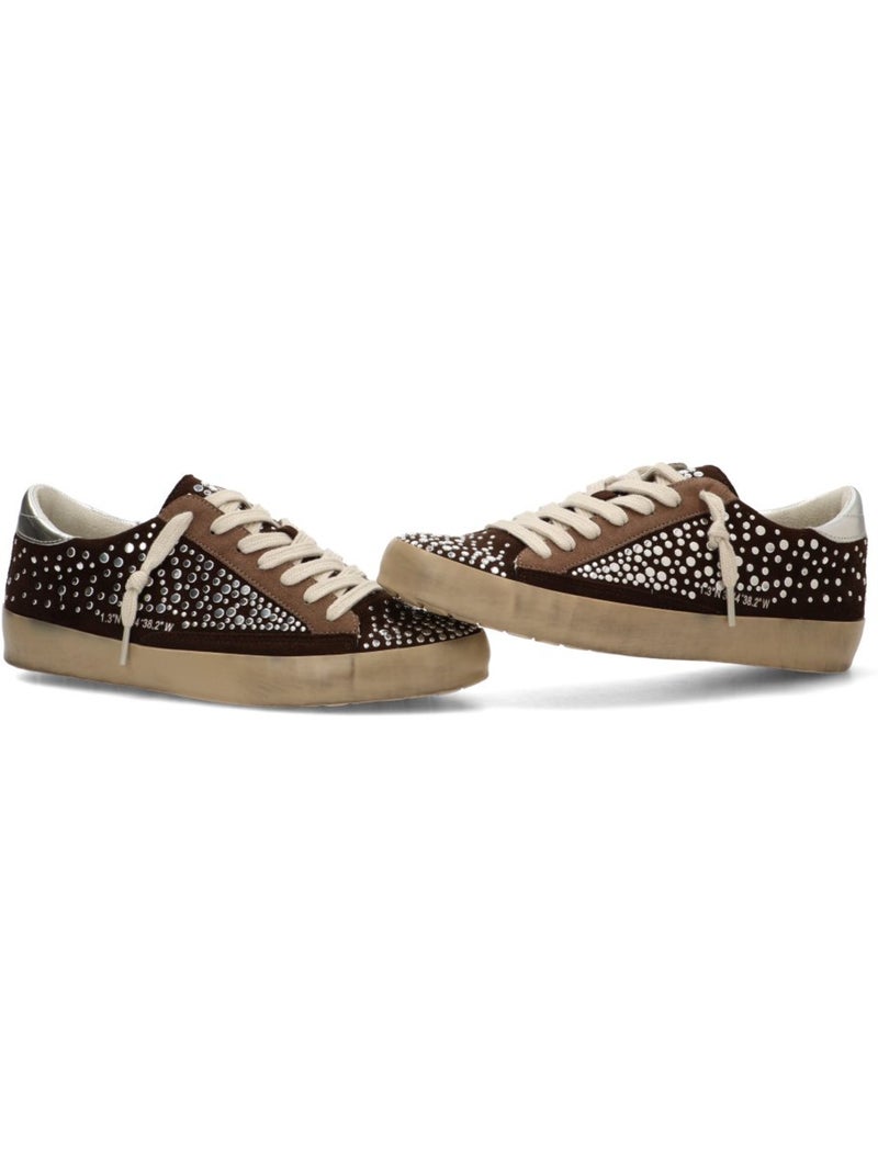 Deportivas casual mujer suela plana - corina Marrón capuchino - Kiabi